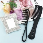 2Pcs Wide Tooth Curl Comb Set: Shark Teeth Design for Effortless Styling