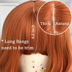 Fugady Copper Red Wigs – Heat Resistant, Chemical-Free, and Comfortable for Everyday Glam