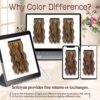 SOFEIYAN 20-Inch Long Wavy Synthetic Hair Extensions - 4PCS Brunette Mixed Blonde Hairpieces for Instant Volume and Elegant Transformations