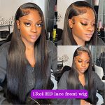 Straight Lace Front Wigs - 13x4 HD Lace, 150% Density, and Baby Hair Magic