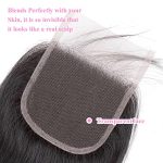 Silken Charm Unleashed: 12A Brazilian Straight 4x4 HD Lace Closure (12 Inch)