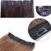 S-noilite Elegant 30-Inch Longest Straight Bleach Blonde 3/4 Full Head Clip in Hair Extensions - Transform Your Look Instantly with High-Quality Synthetic Fiber