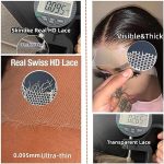 Discover Seamless Beauty with 5X5 Wear and Go Glueless Real HD Lace Closure Bob Wig - Ultra-Thin Swiss HD Lace, 200% Density Human Hair (12 Inch)