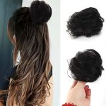 2pcs Mini Claw Clip Messy Bun - Natural-Looking, Easy to Wear Hair Pieces for Women and Girls