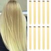 MEckily 22 Inch Colored Hair Extensions: Transform Your Look with Party Highlights - Straight Synthetic Hair for Kids' Glamorous Styles