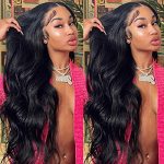 28 Inch Body Wave Lace Front Wig - HD Lace, Pre-Plucked, and Glueless for Effortless Glamour