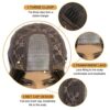 SHINYSHOW's 26 Inch Brown Highlight Blonde Wig: Embrace Natural Beauty and Versatility in Long Straight Synthetic Hair