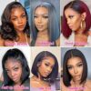 Premium 10-Inch Straight Bob Wig! Embrace Natural Beauty with 180% Density, HD Transparent Lace, and Unprocessed Brazilian Human Hair