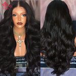 24-28 Inch Synthetic Body Wave Lace Front Wigs - The Perfect Accessory for Everyday Elegance