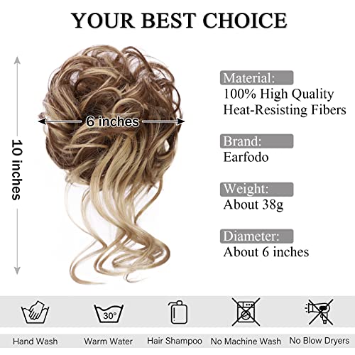 Revamp Your Look Instantly with Messy Bun Hair Piece - Effortless Elegance for Every Occasion