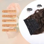 Transform Your Look with 20-Inch Chocolate Color Clip-In Hair Extensions - Ideal for Parties, Weddings, and Special Occasions