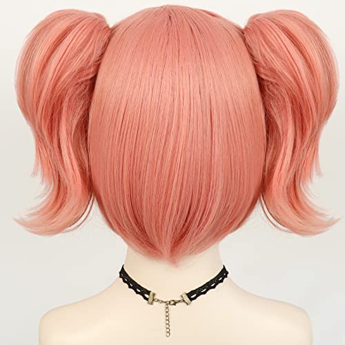 ink Cosplay Wig Featuring Double Ponytails – Perfect for Anime Cosplay and Halloween Parties