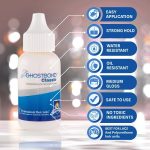 Ghost Bond Classic Adhesive: Strong-Hold Lace Wig Glue for Natural Looks, Water and Oil-Resistant, Gentle on Skin (1.3oz)