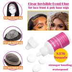 Invisible Waterproof Adhesive for Frontal Wigs, Poly Hairpieces, and Toupees