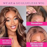Effortless Elegance: 5x5 HD Lace Closure Body Wave Wig - No Glue, No Fuss, Just Instant Glamour