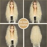 26-Inch Blonde Curly Lace Front Wig - Heat Resistant, Pre-Plucked, and Perfect for Fashion-Forward Women