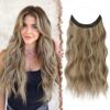 Revolutionary Comfort: Long Wavy Invisible Wire Hair Extension
