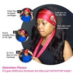 Ali Pearl Edge Wrap for Black Hair – Perfect Satin Scarf for Lace Frontal Wigs and Stylish Hair Accessories