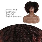 Unleash Your Unique Charm with 16-Inch Dark Brown Curly Wig - Glueless, Adjustable, and Comfortable Fashion!