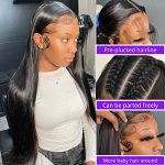 Straight Lace Front Wigs - 13x4 HD Lace, 150% Density, and Baby Hair Magic