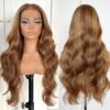 MITIMES 13x6 Highlight Ombre Lace Front Wig: Effortless Beauty in a Ready-to-Wear Honey Blonde Body Wave Wig
