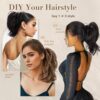 Transform Your Look with Wigyy Claw Clip Short Ponytail - Perfect for Quick and Stylish Hairstyling