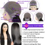 Straight Lace Front Wigs - 13x4 HD Lace, 150% Density, and Baby Hair Magic