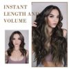 20-Inch Chocolate Brown Clip-In Hair Extensions - Where Elegance Meets Effortless Style