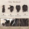 Transform Your Look with Wigyy Claw Clip Short Ponytail - Perfect for Quick and Stylish Hairstyling