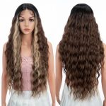 Get Glamorous with Joedir 30" Long Wavy Lace Front - Silky & Soft Heat Resistant Synthetic Wigs for Women
