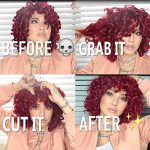 Short Loose Curly Wig - Natural Half Wigs for Women in Vibrant Ginger Orange