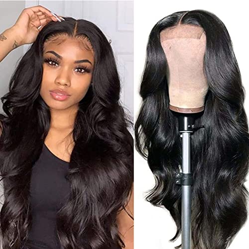 Transform Your Look with HD Lace Front Synthetic Wigs - Long Body Wave Hair for Black Women