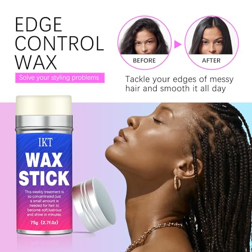 Unlock Effortless Style with Hair Wax Stick - Easy, Soft, and Portable Styling for Irresistible Hair