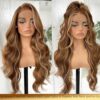 LOVSOUL 13x6 HD Glueless Lace Frontal Wig: Ready-to-Wear 26inch Sunkissed Highlights