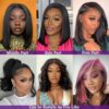 Yarmece's 14 Inch Straight Bob Lace Front Wig - 180% Density Brazilian Virgin Human Hair for a Natural Look