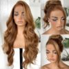 LOVSOUL 13x6 HD Glueless Lace Frontal Wig: Ready-to-Wear 26inch Sunkissed Highlights