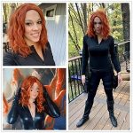 Beauty with Mildiso's Short Curly Wavy Ginger Wig - Confidence in Every Curl