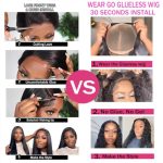 Effortless Elegance: 26 Inch Wear And Go Deep Wave Lace Front Wig - Pre Plucked, Pre Cut, and 180% Density HD Transparent Beauty