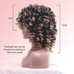 Flaunt Your Style with Short Curly Wigs - Bouncy and Lightweight, Perfect for Daily and Party Use