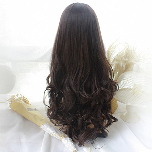 Long Curly Wig – Heat Resistant, Natural-Looking Wavy Hair for Stunning Cosplay and Costume Parties