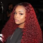 99J Wear and Go Glueless Wig - Burgundy Deep Wave Lace Front Wigs for Effortless Elegance