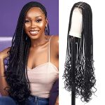 38" Knotless Box Braided Wigs: Effortless Elegance with Natural-Looking Curls and Super Long Length