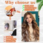 Cephermer Hair Extensions - 24" Long, Thick, and Natural Soft Hair, 7 PCS Clip-ins in Dark Brown Mix Bleach Blonde