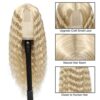 Honey Blonde Curly Wig – Natural Crimps, Deep Wave, and Comfortable Fit