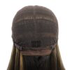 SHINYSHOW's 26 Inch Brown Highlight Blonde Wig: Embrace Natural Beauty and Versatility in Long Straight Synthetic Hair