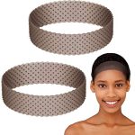 Secure Your Style with 2 Pieces Silicone Grip Wig Bands – Adjustable Non-Slip Wig Headbands for Men and Women