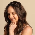 Madison Braids Double Lulu Two Strand Brunette - Handmade Braided Headband for Effortless Style and Hair Enhancement