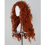 Women's Fluffy Wavy Merida Wig - Perfect for Halloween, Cosplay, and Costume Parties
