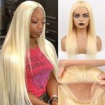 613 Wear and Go Blonde Glueless Wig - Pre Plucked 4x4 Lace Closure Human Hair for Quick and Stylish Transformations