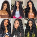 26-Inch Deep Wave Lace Front Wigs - 180% Density, Pre Plucked, HD Transparent, Glueless Glamour for Black Women